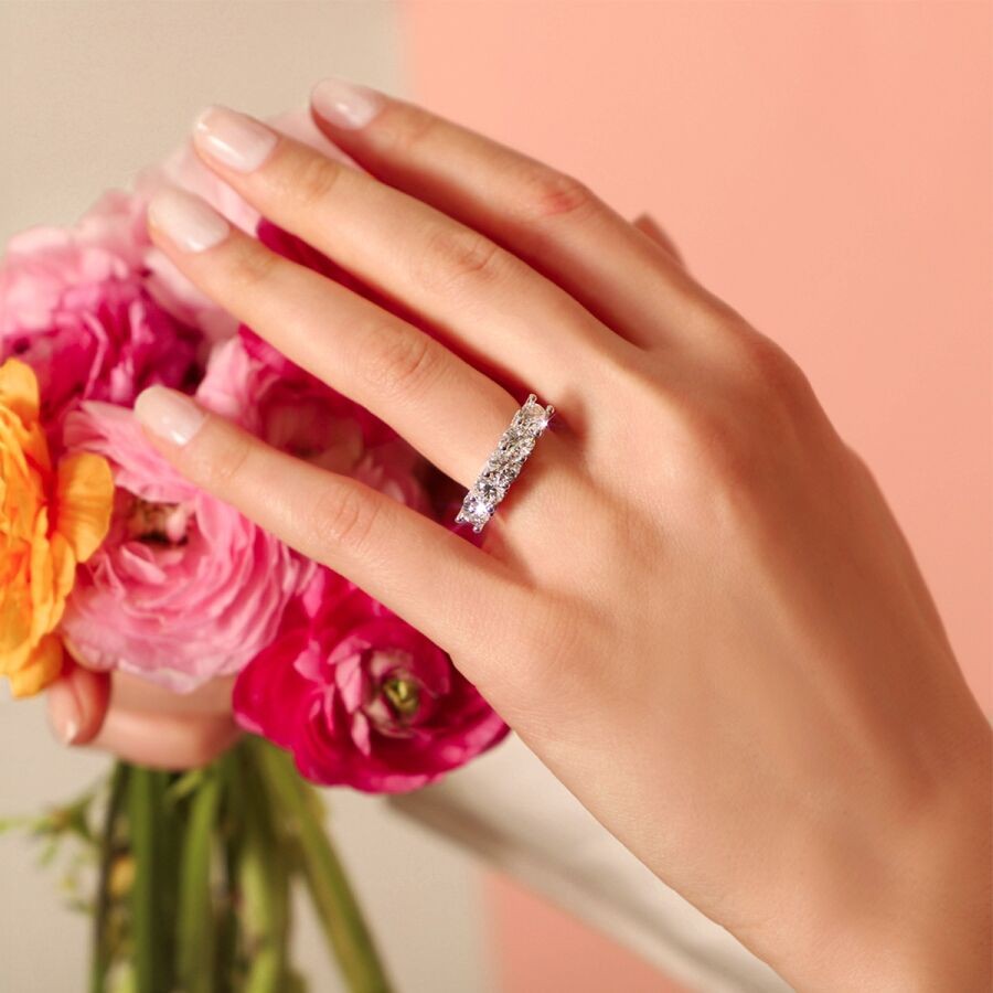 2.53 Carat Diamond Five-Stone Ring