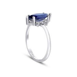 2,02 Karat Diamant Saphir Ring