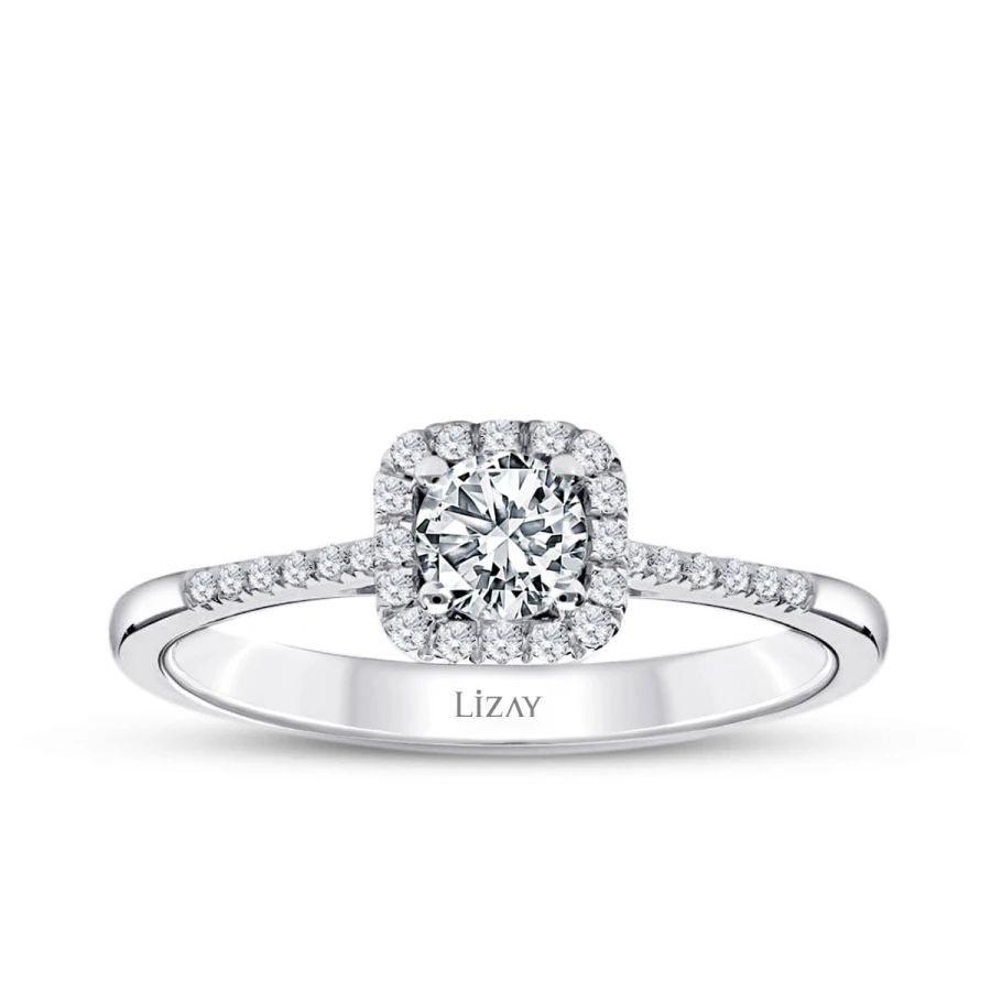 0.43 Carat Diamond Round Solitaire Engagement Ring