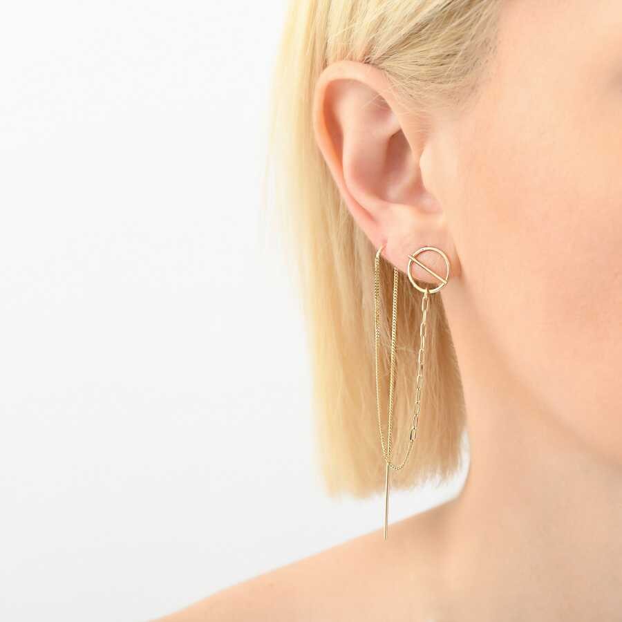 Gold Chain Earrings