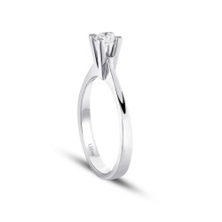 0.20 Carat Diamond Round Solitaire Engagement Ring