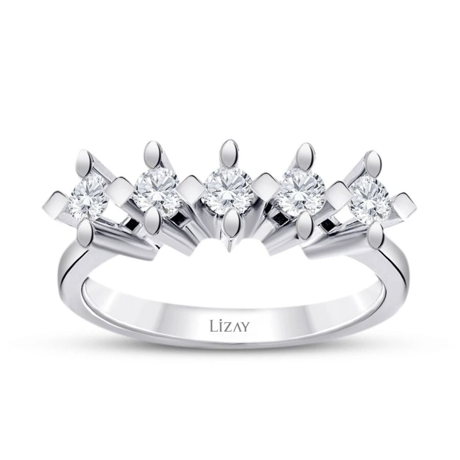 0.45 Carat Diamond Five-Stone Ring