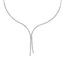 3,12 Karat Diamant Tennis Halskette