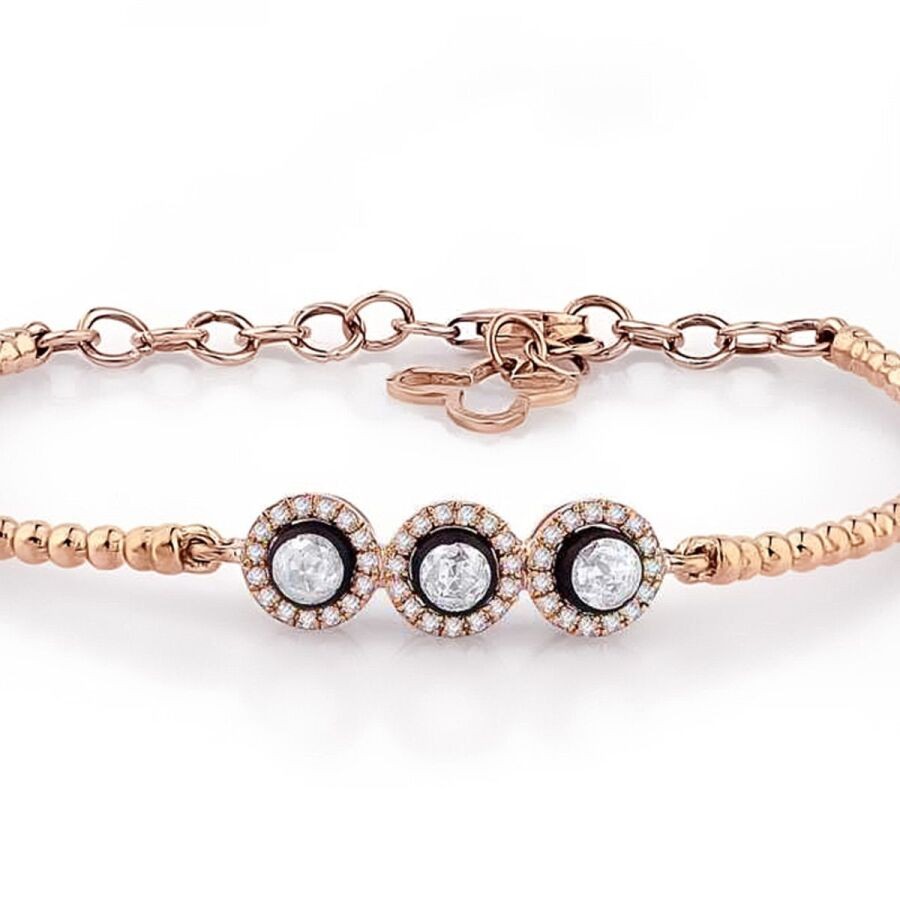 0.36 Carat Diamond Tria Bangle