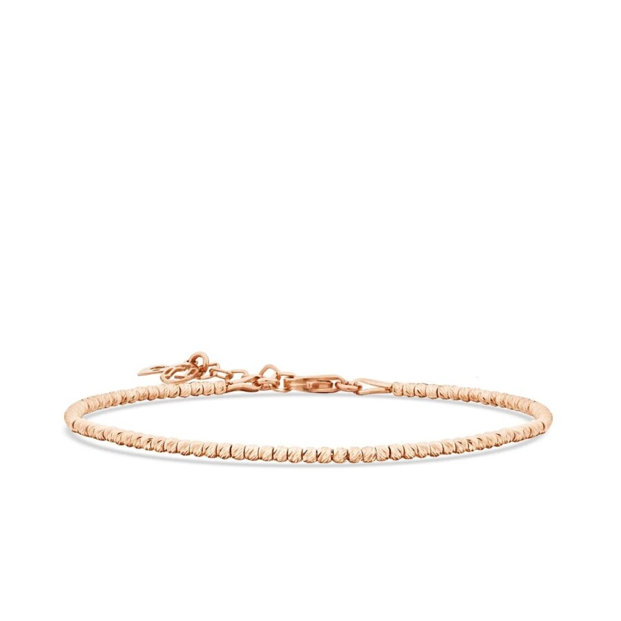 Gold Rose Ball Bracelet