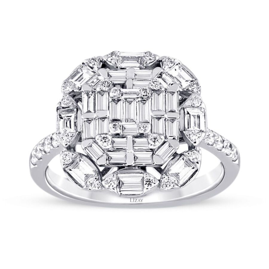 1.17 Carat Diamond Baguette Ring