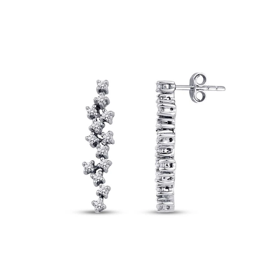 0.44 Carat Diamond Trend Earrings