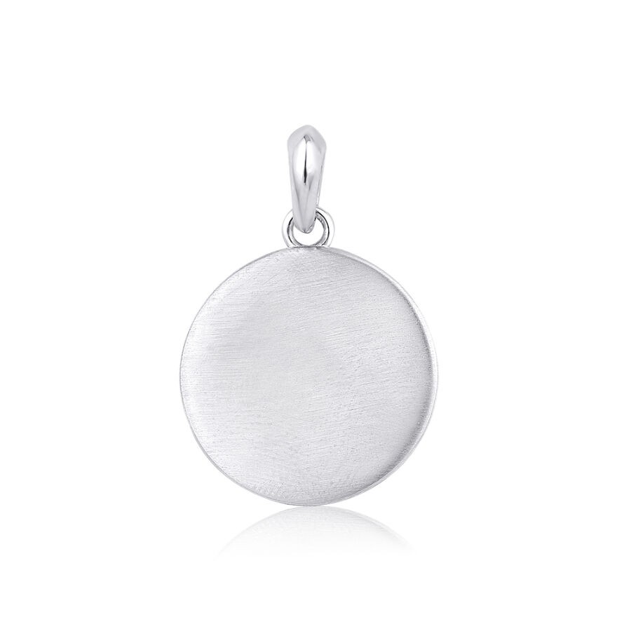 Gold Round Men's Pendant