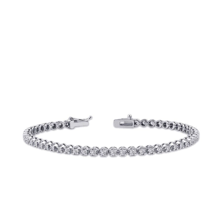 3.66 Carat Diamond Tennis Bracelet