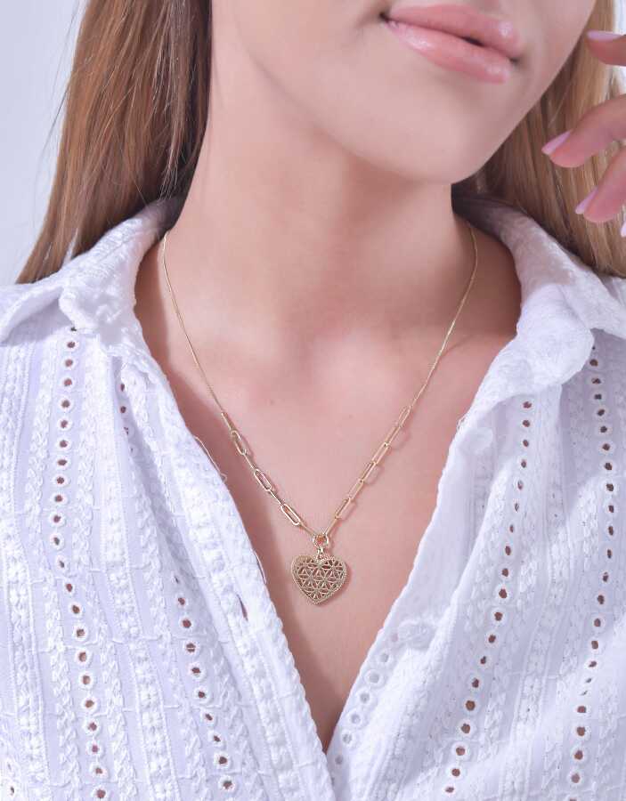Gold Heart Necklace