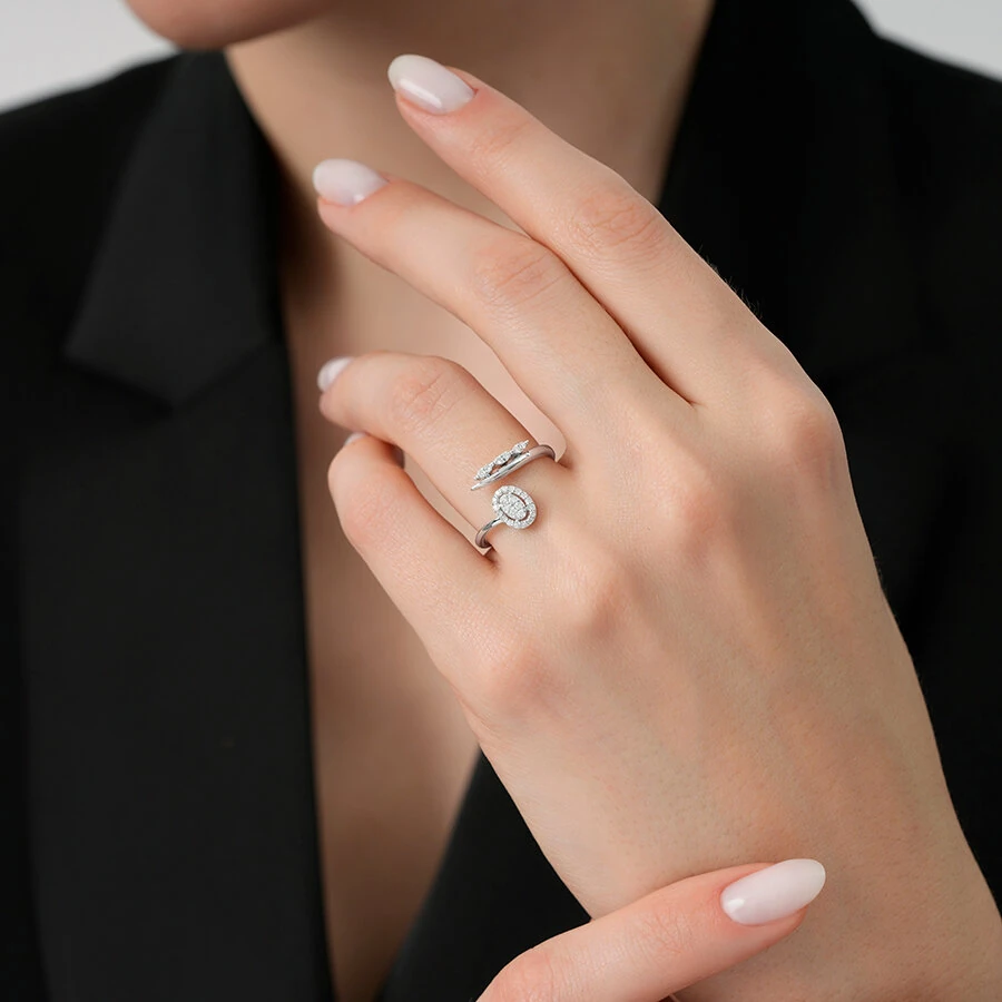 0.16 ct. Diamant Trend Ring