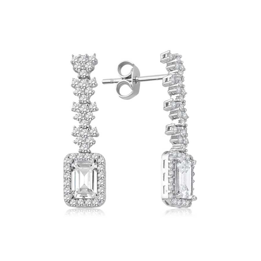 Gold Baguette Earrings