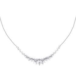 Gold Choker mit Blattmuster
