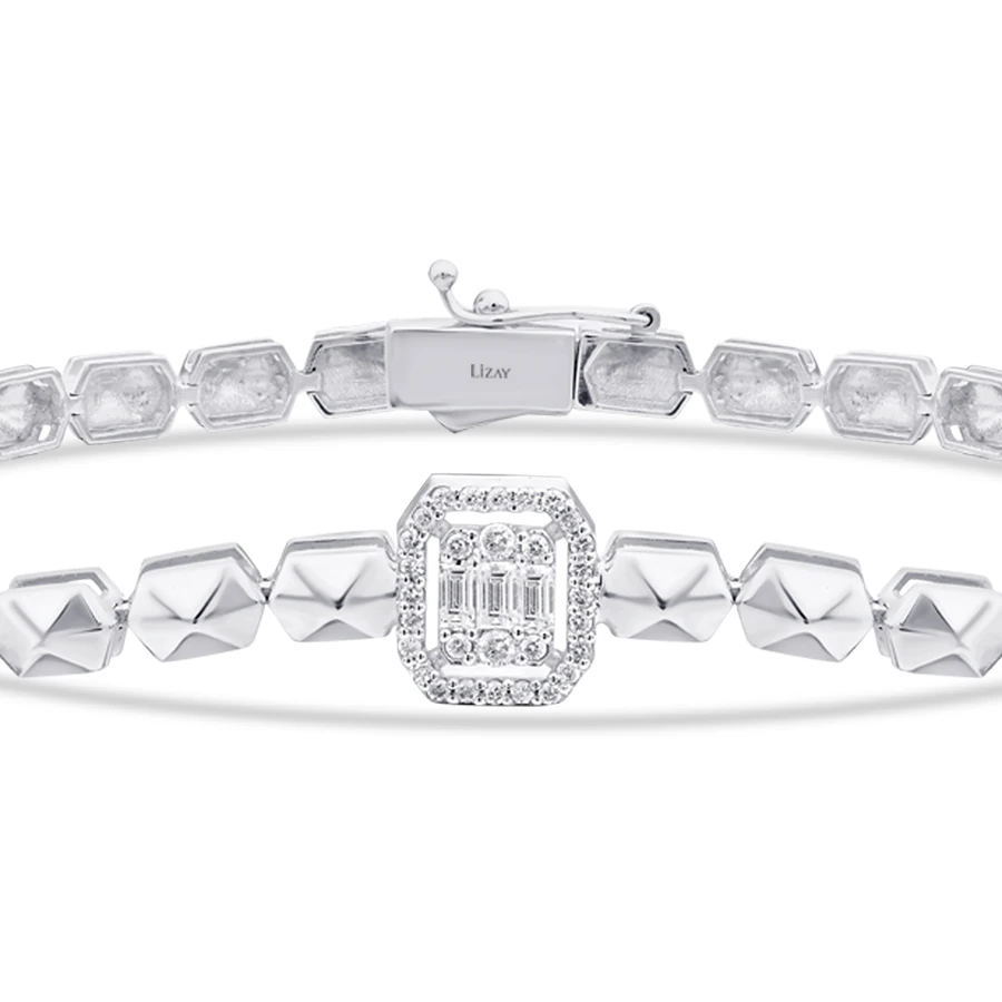 0.25 Carat Diamond Baguette Bracelet
