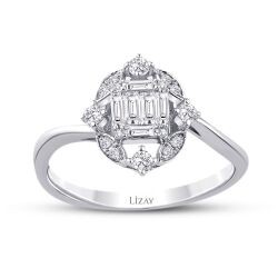 0,31 Karat Diamant Baguette Ring
