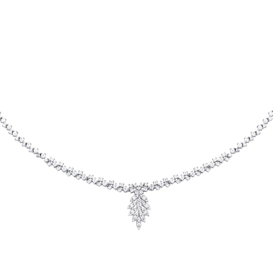 Gold Stone Leaf Choker