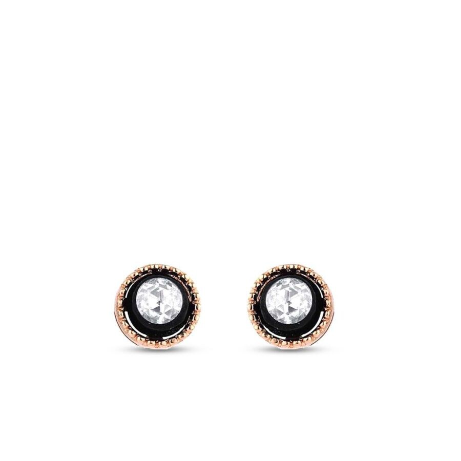0.10 Carat Diamond Solitaie Earrings