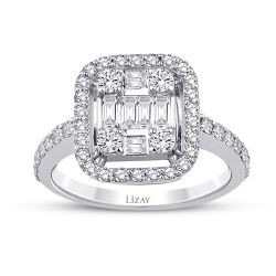 1.01 Carat Diamond Baguette Ring