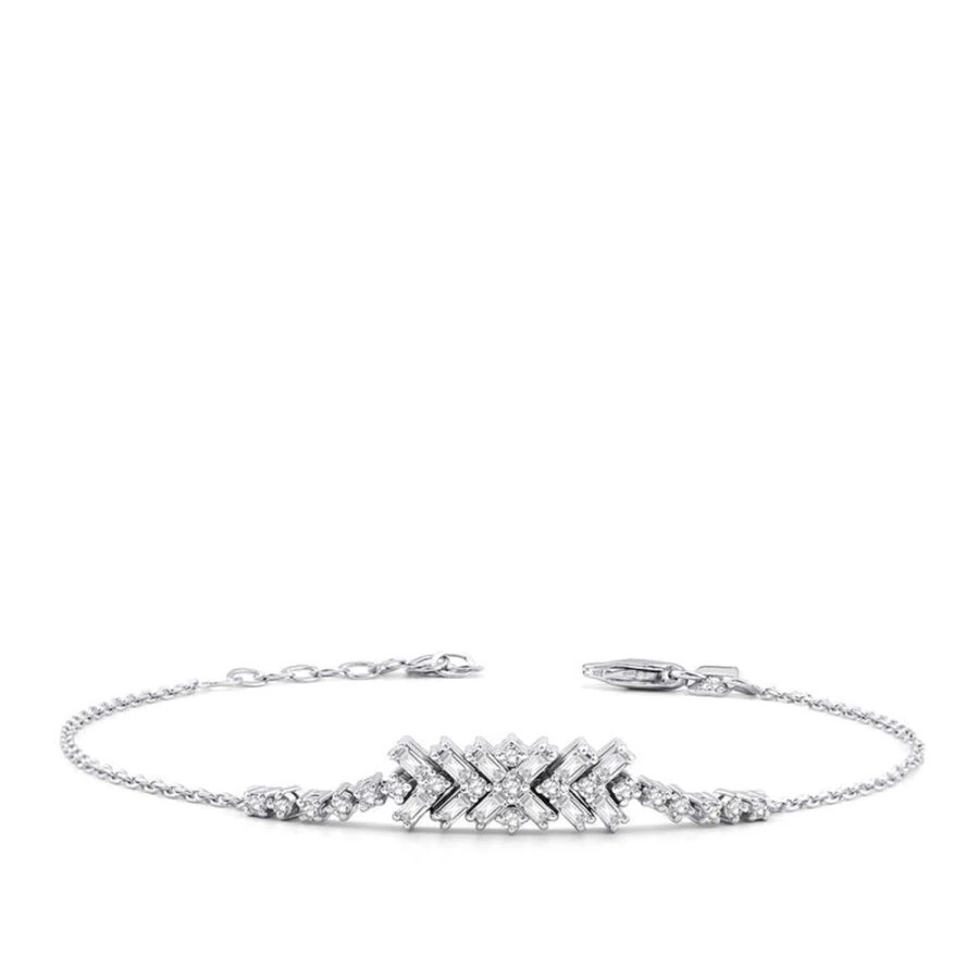 0.29 Carat Diamond Baguette Bracelet