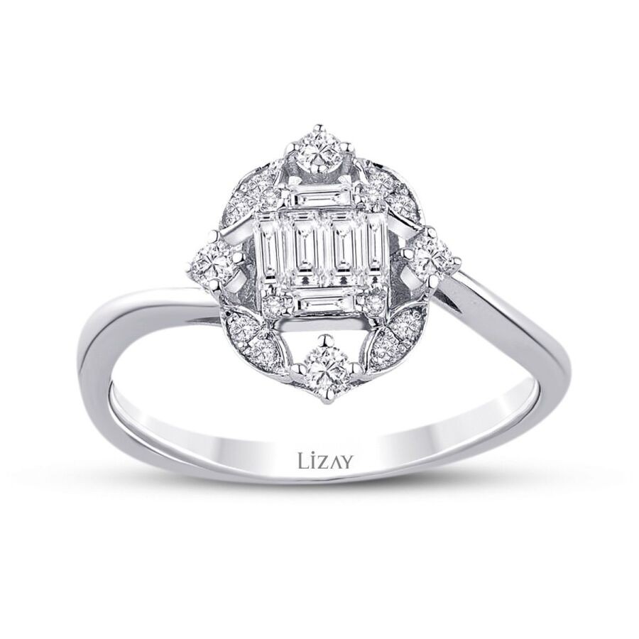 0.33 Carat Diamond Baguette Ring