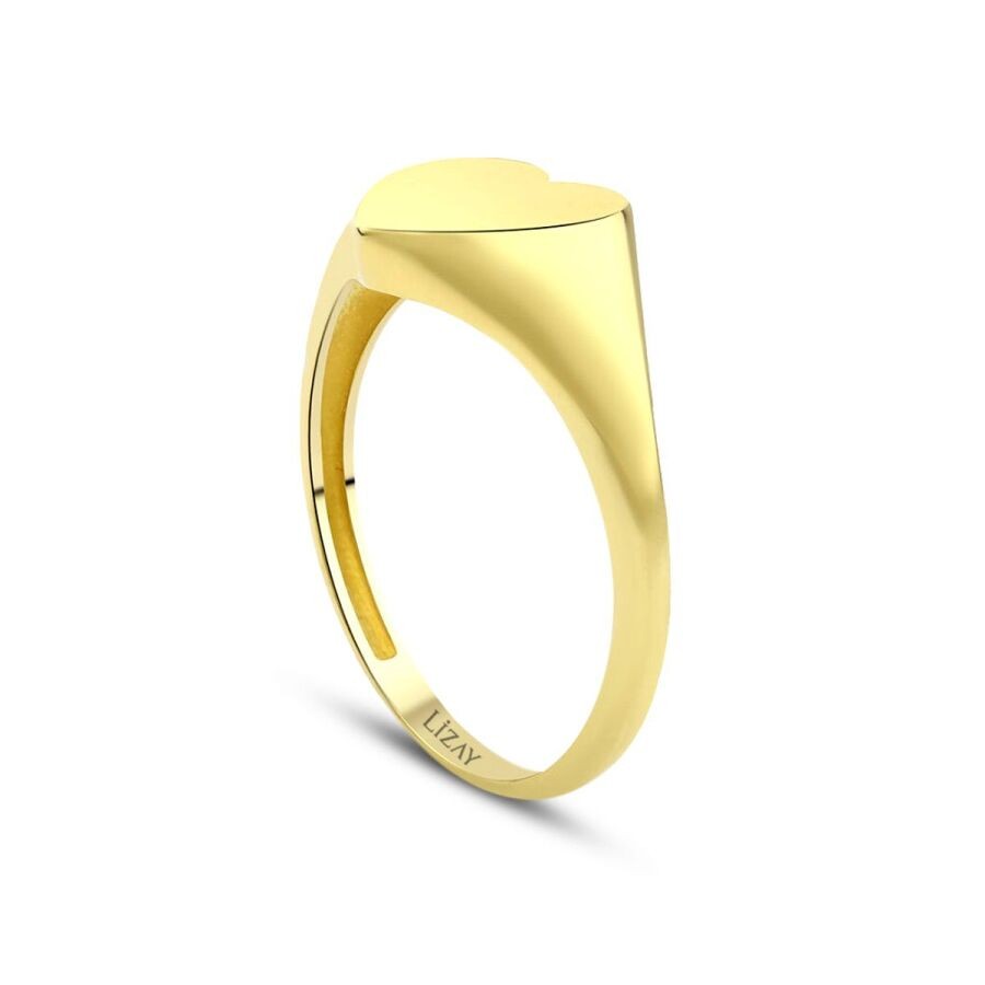 Gold Trend Heart Ring