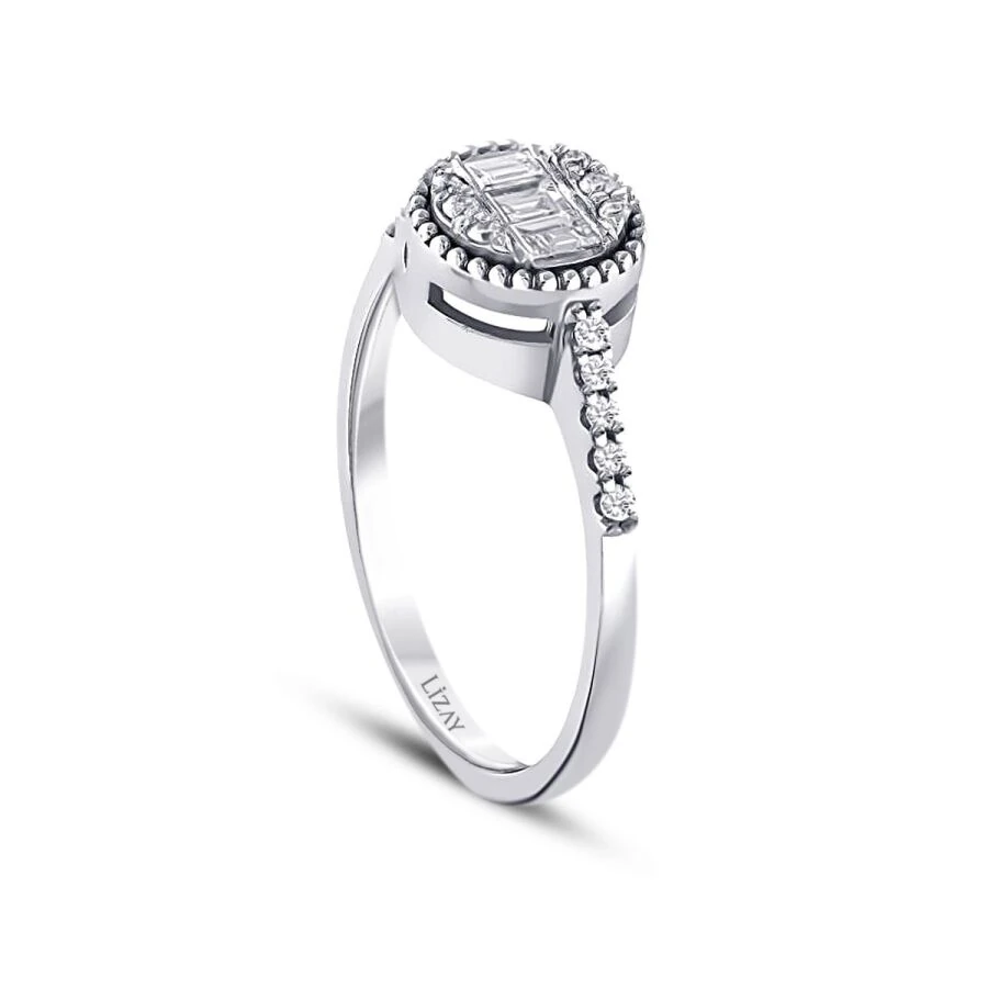 0.17 ct. Diamant Baguette Ring