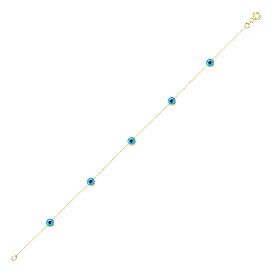 Gold Evil Eye Bracelet