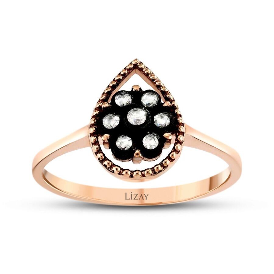 0,07 Karat Diamant Rosen Ring