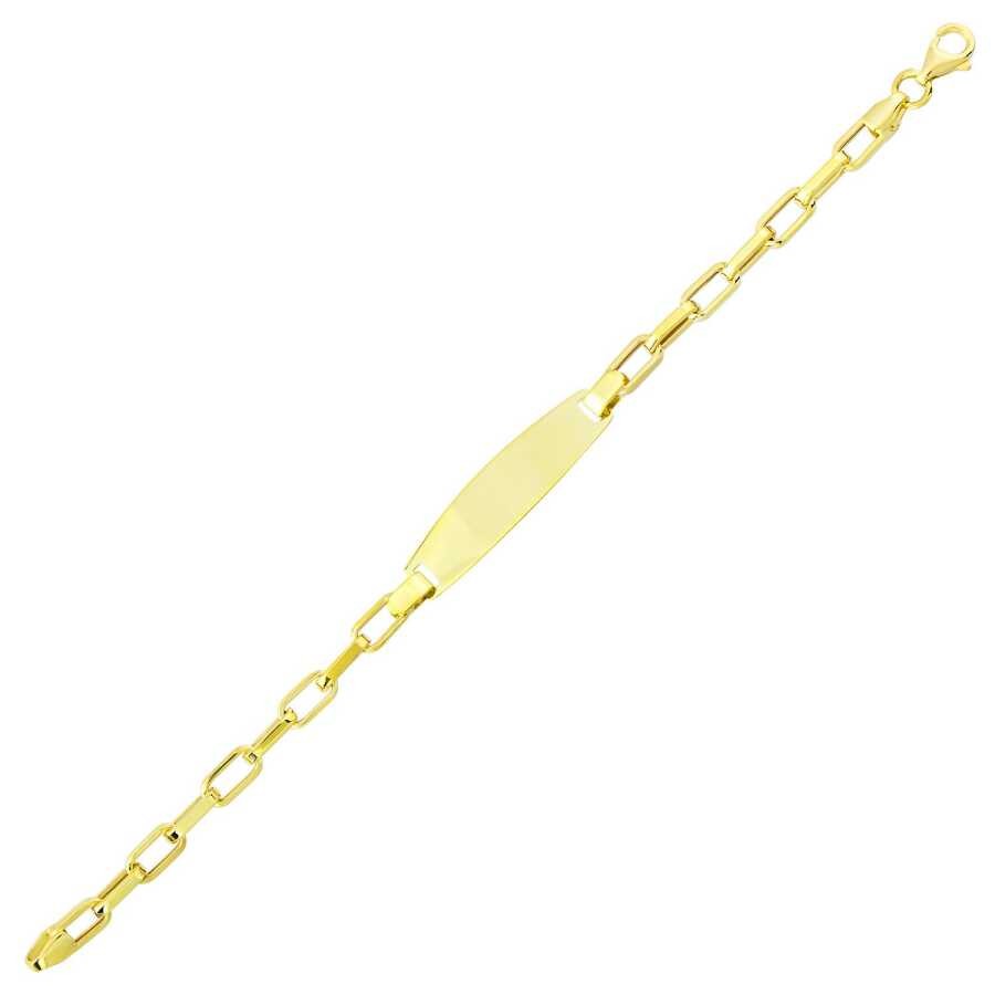 Gold Baby Nameplate Bracelet