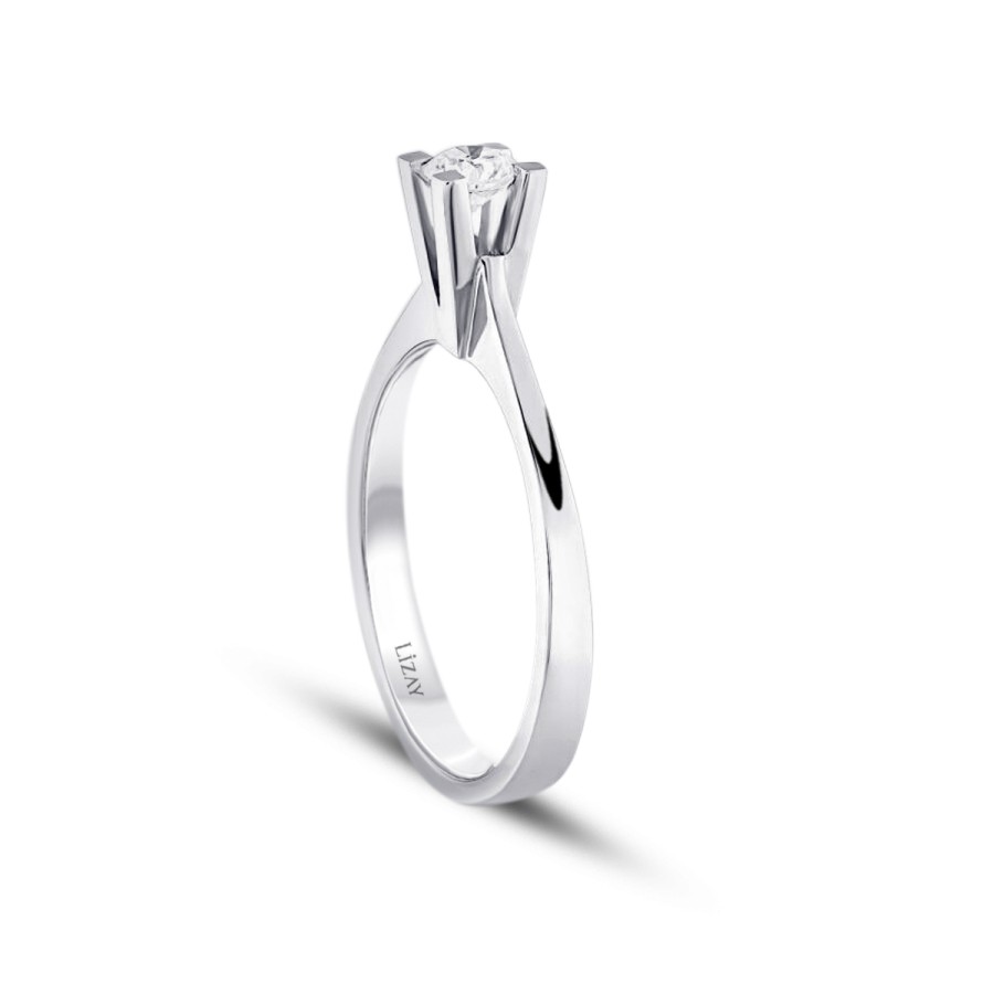 0.20 Carat Diamond Round Solitaire Engagement Ring