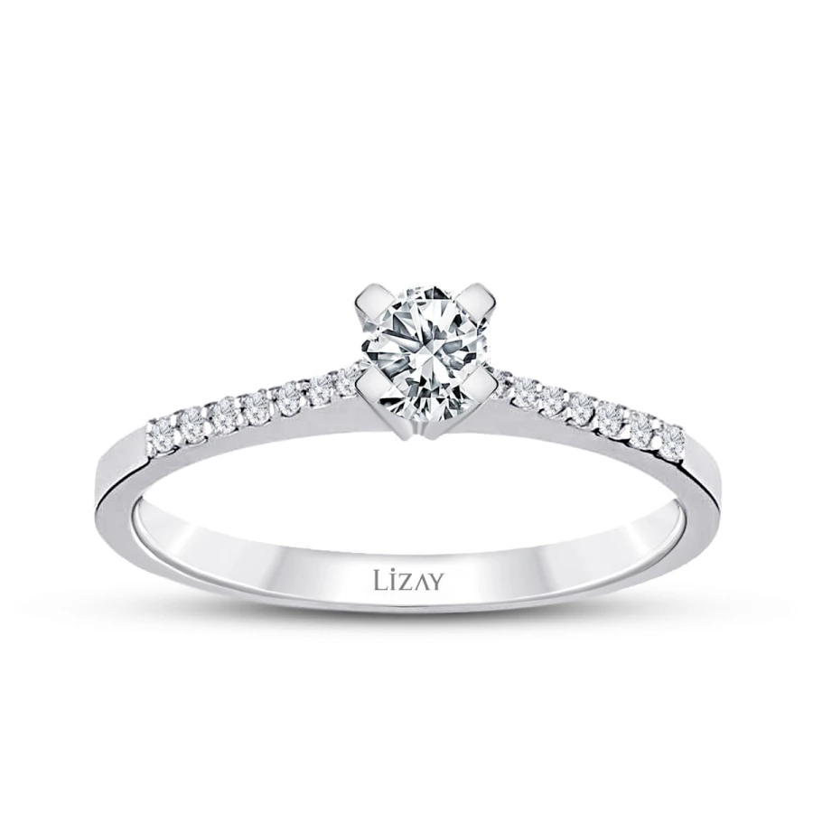 0.40 Carat Diamond Round Solitaire Engagement Ring