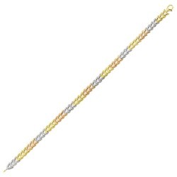 Gold Three-Tone Bracelet