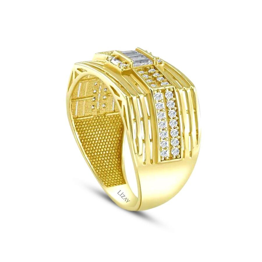 Gold Baguette Trend Ring
