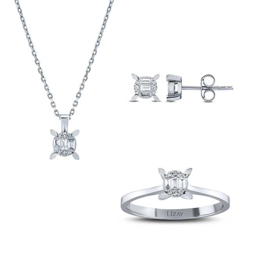 0.32 Carat Diamond Baguette Mini Set