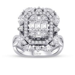 1.44 Carat Diamond Baguette Ring