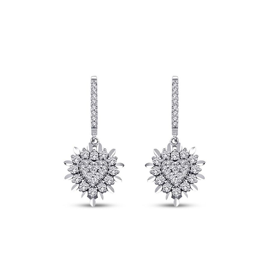 0.91 Carat Diamond Trend Earrings