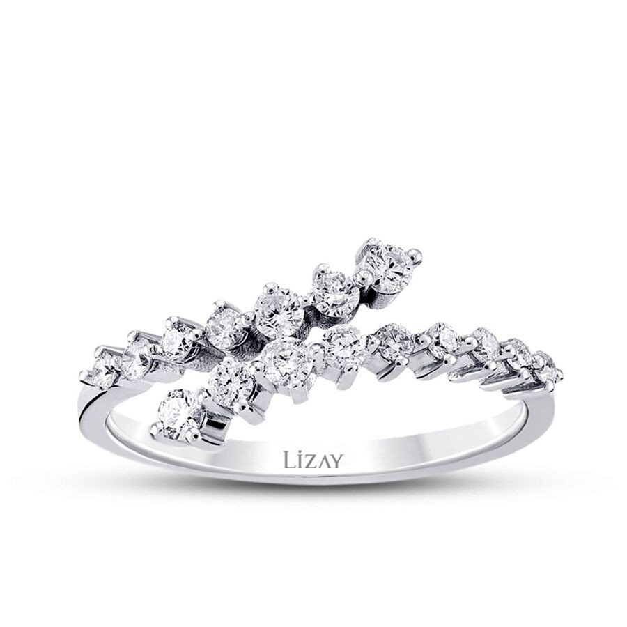 0,31 Karat Diamant Smaragd Halskette