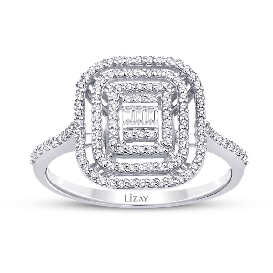 0.35 Carat Diamond Baguette Ring