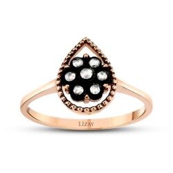 0,07 Karat Diamant Rosen Ring