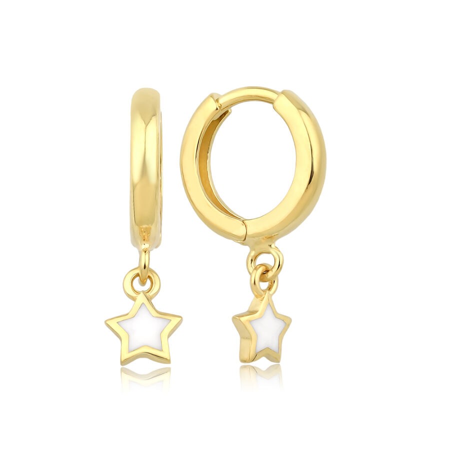 Gold Star Children's Earrings