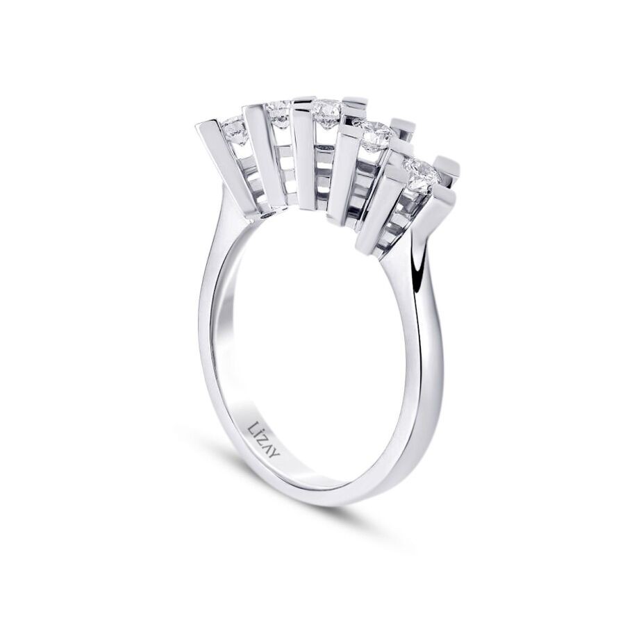 0.90 Carat Diamond Five-Stone Ring