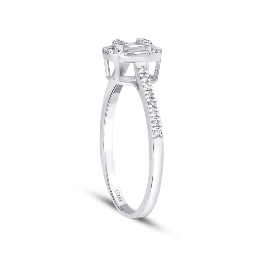 0.30 Carat Diamond Baguette Ring