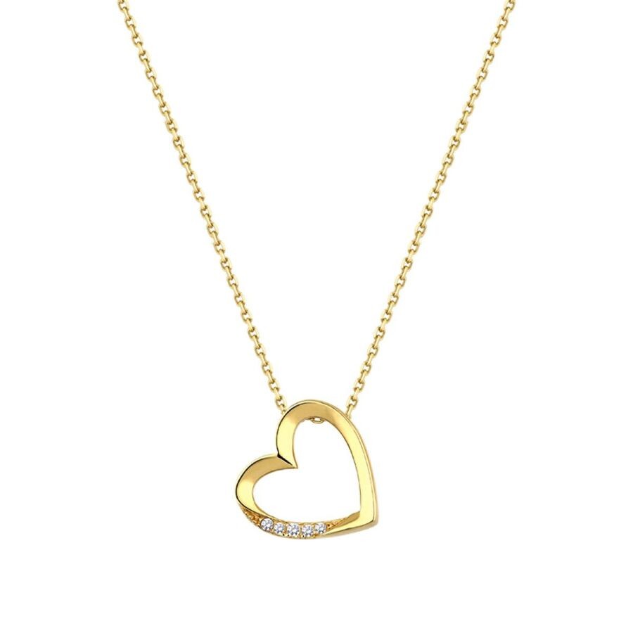 Gold Heart Necklace