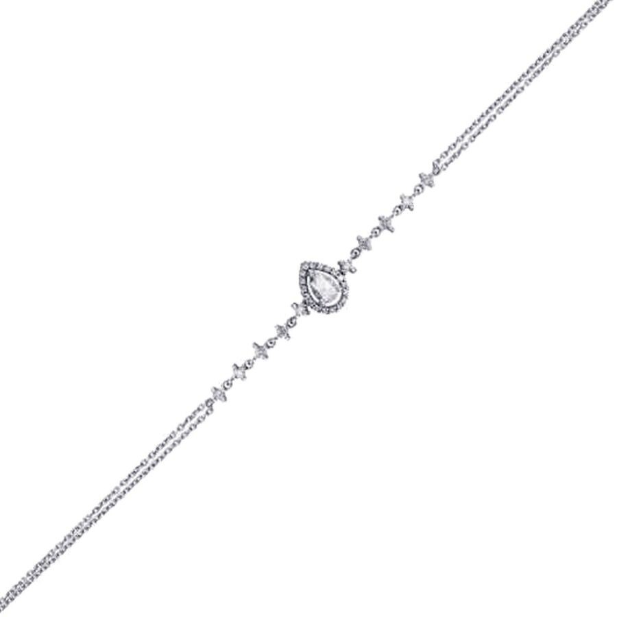 0,54 Karat Diamant Tropfen Armband