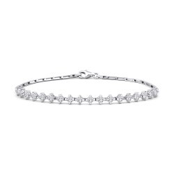 Goldenes Trend Solitär Armband
