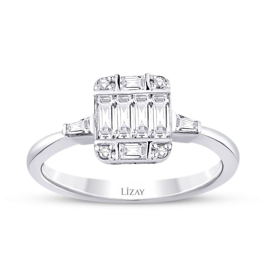 0.50 Carat Diamond Baguette Ring