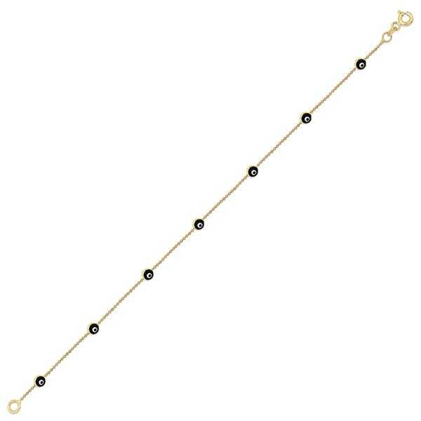 Gold Evil Eye Bracelet
