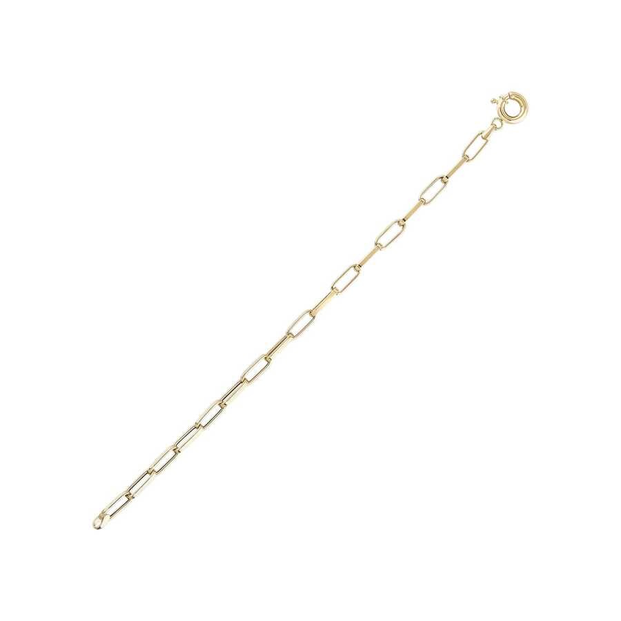 Gold Paperclip Chain Bracelet