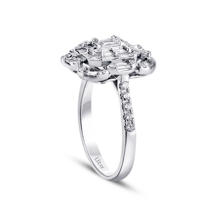 1.17 Carat Diamond Baguette Ring