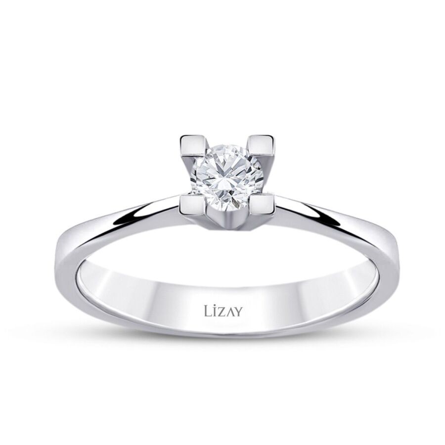 0.40 Carat Diamond Round Solitaire Engagament Ring
